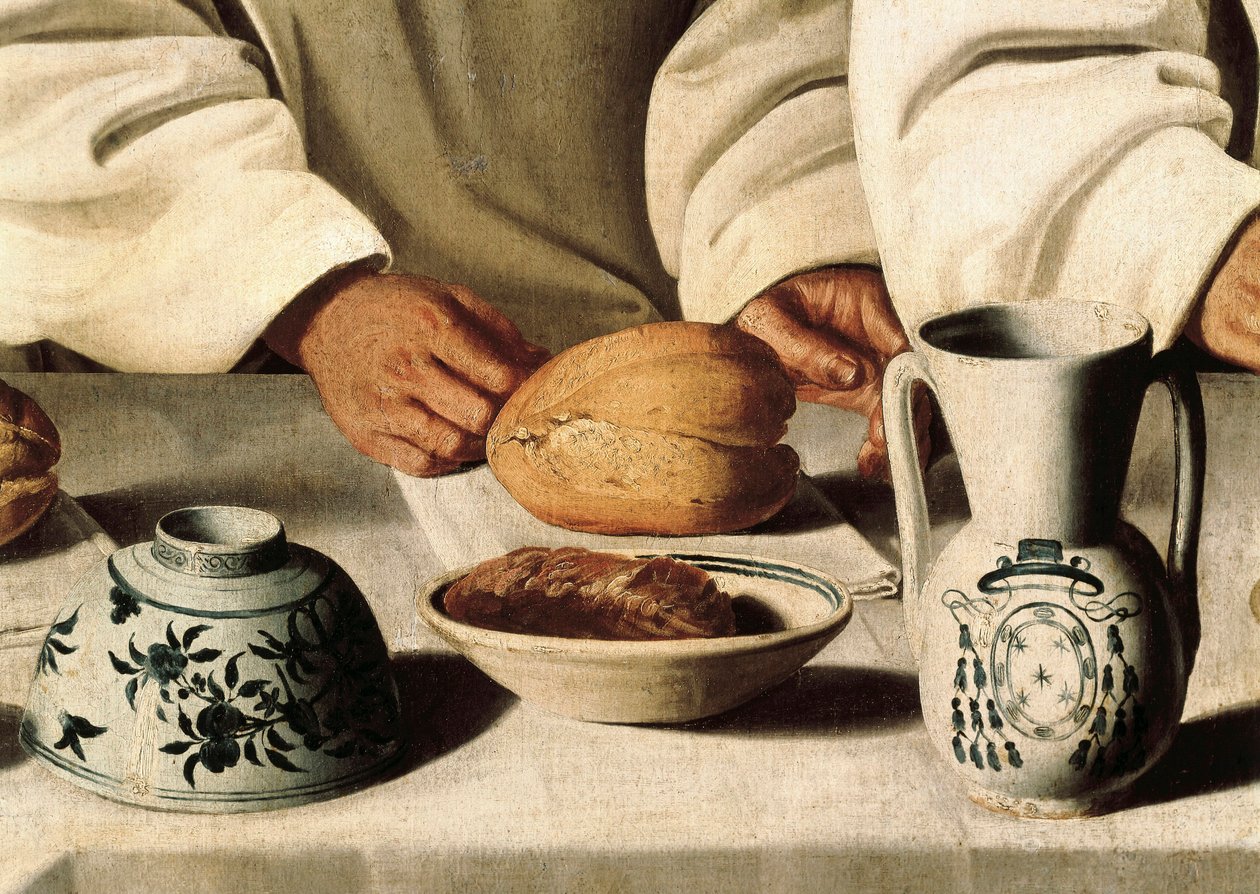 Saint Hugues, Francisco de Zurbaran festményének részlete alkotó: Francisco de Zurbaran