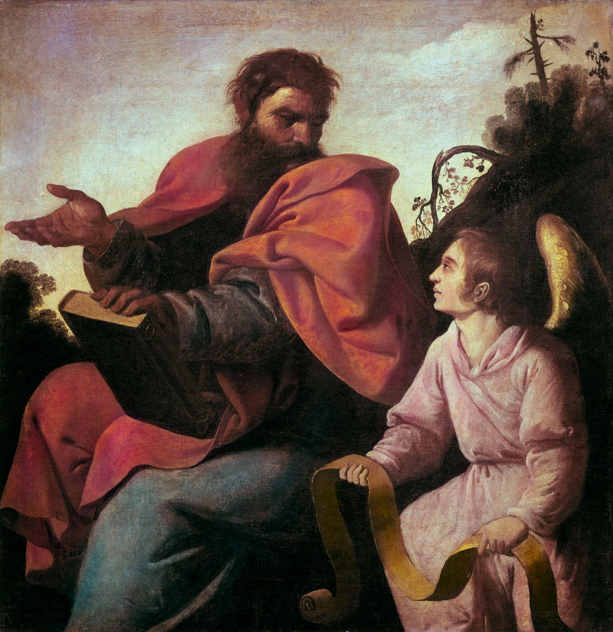 Szent Máté és az angyal alkotó: Francisco de Zurbaran