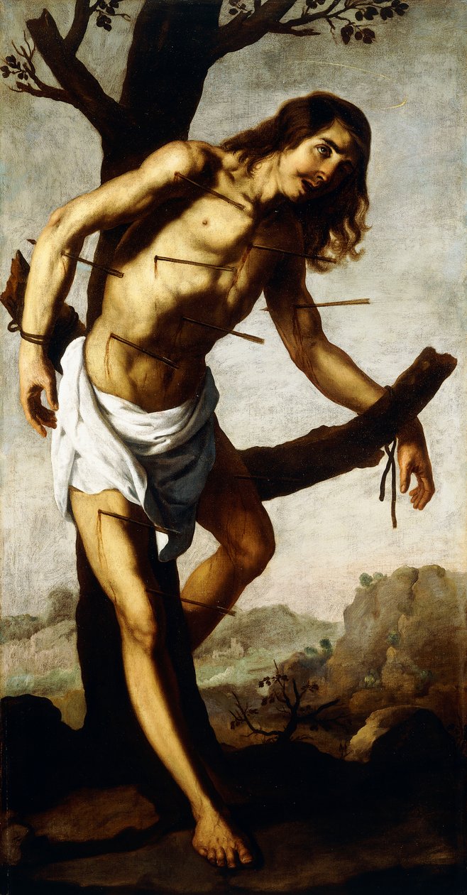 Szent Sebestyén, 1640-50 körül alkotó: Francisco de Zurbaran