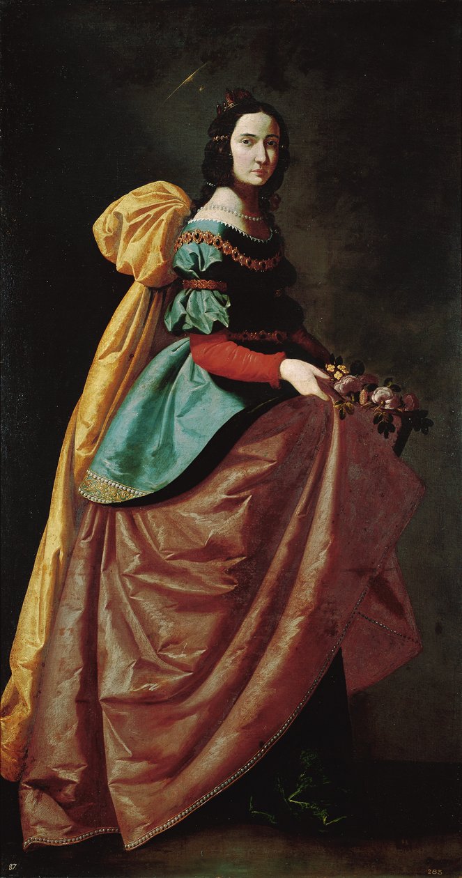 Santa Casilda di Toledo, c.1640 (oil on canvas) alkotó: Francisco de Zurbaran