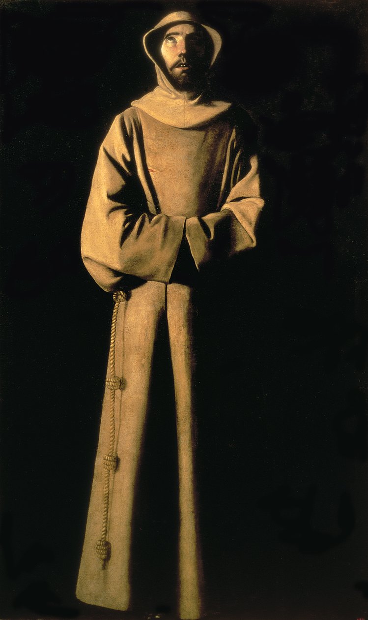 Assisi Szent Ferenc, 1640 körül (olaj, vászon) alkotó: Francisco de Zurbaran