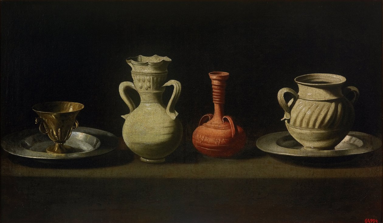 Csendélet négy hajóval alkotó: Francisco de Zurbaran