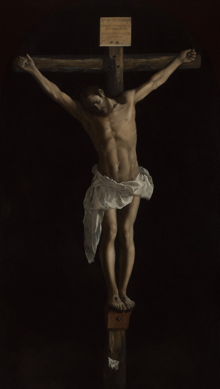A keresztre feszítés alkotó: Francisco de Zurbaran