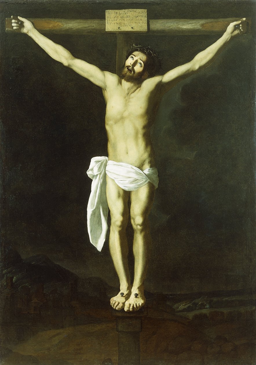 A keresztre feszítés, alkotó: Francisco de Zurbaran