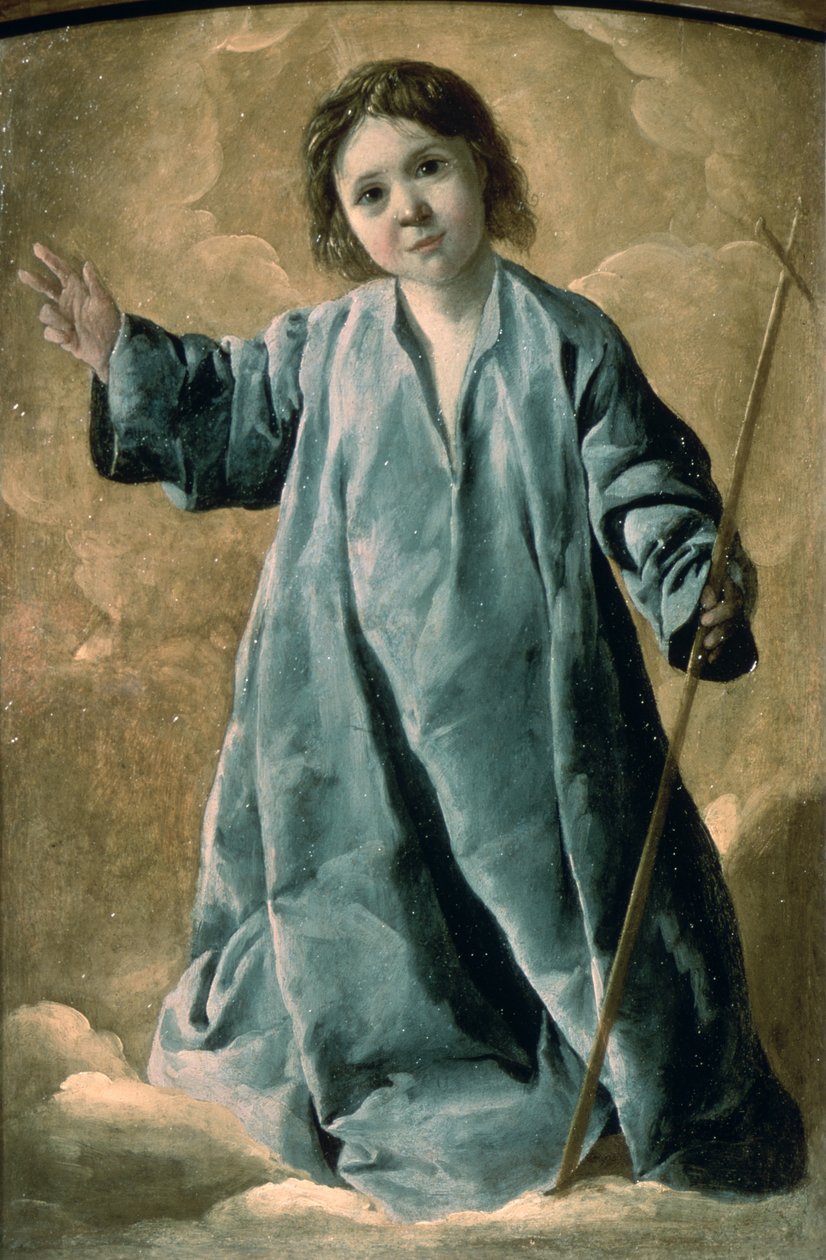 The Infant Christ (olaj, vászon) alkotó: Francisco de Zurbaran