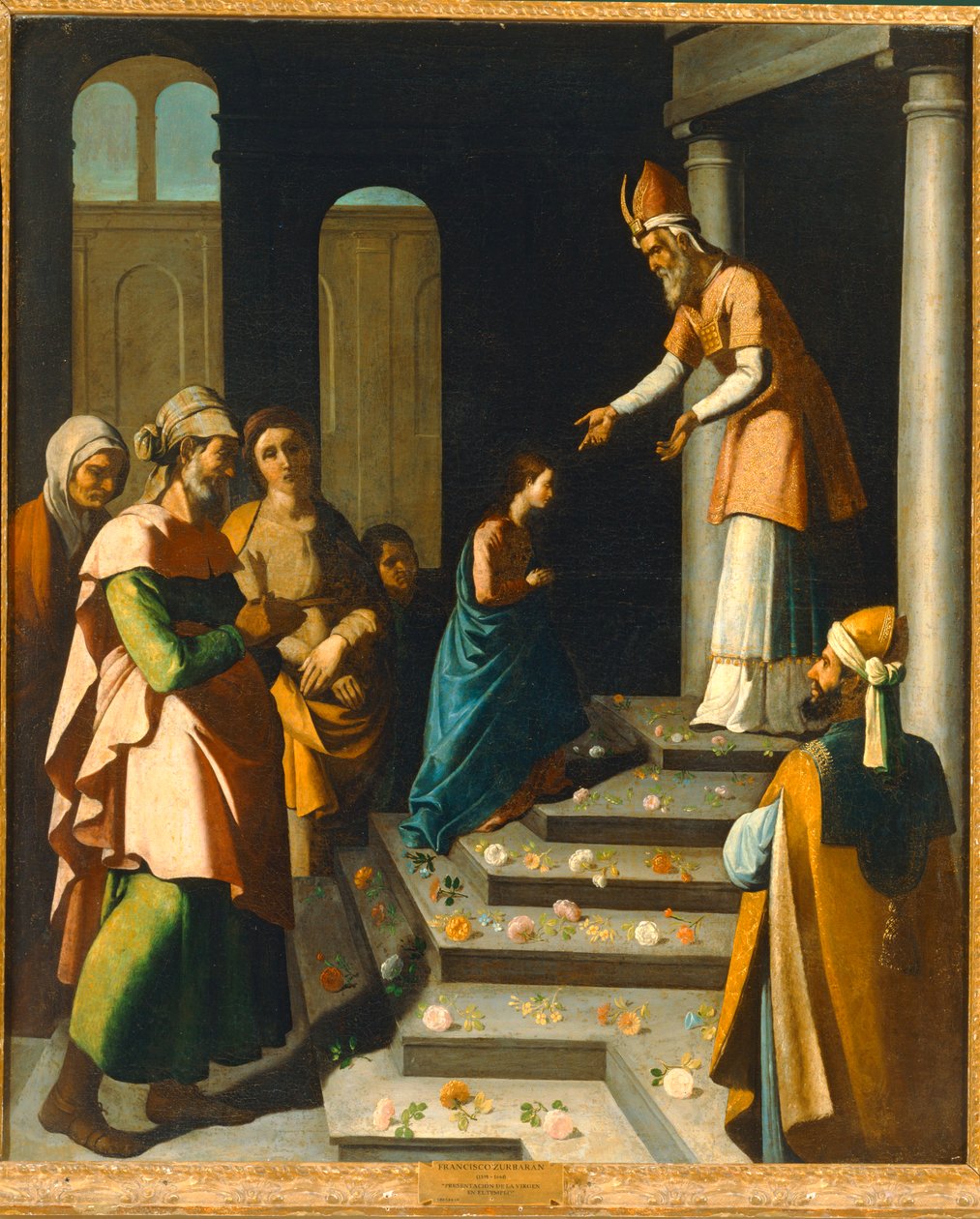 Szűz Mária bemutatása a templomban (festmény) alkotó: Francisco de Zurbaran