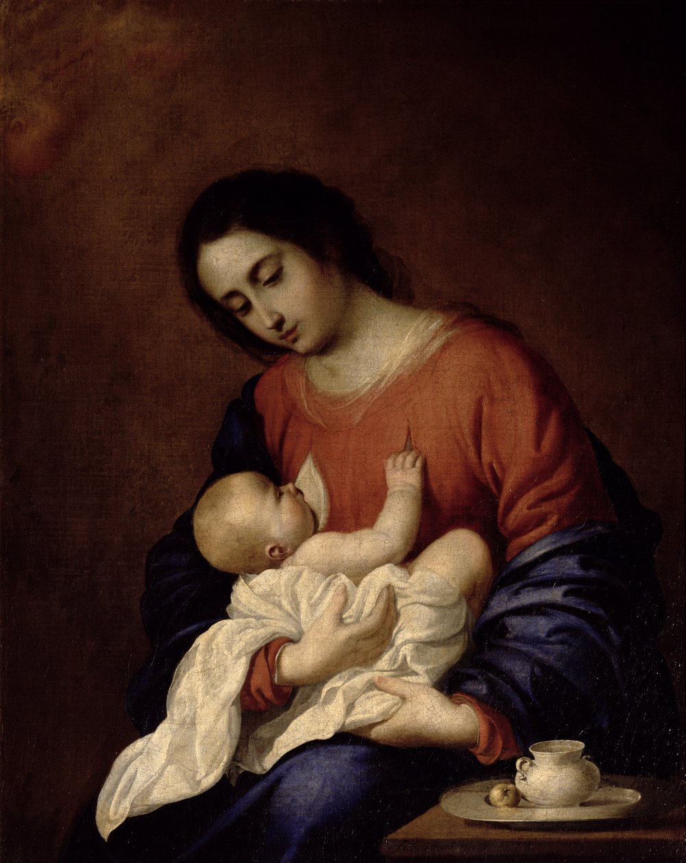 Szűz és Gyermek alkotó: Francisco de Zurbaran