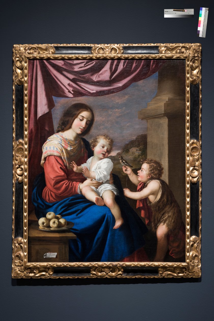 Szűz és gyermek Szent Jánossal alkotó: Francisco de Zurbaran