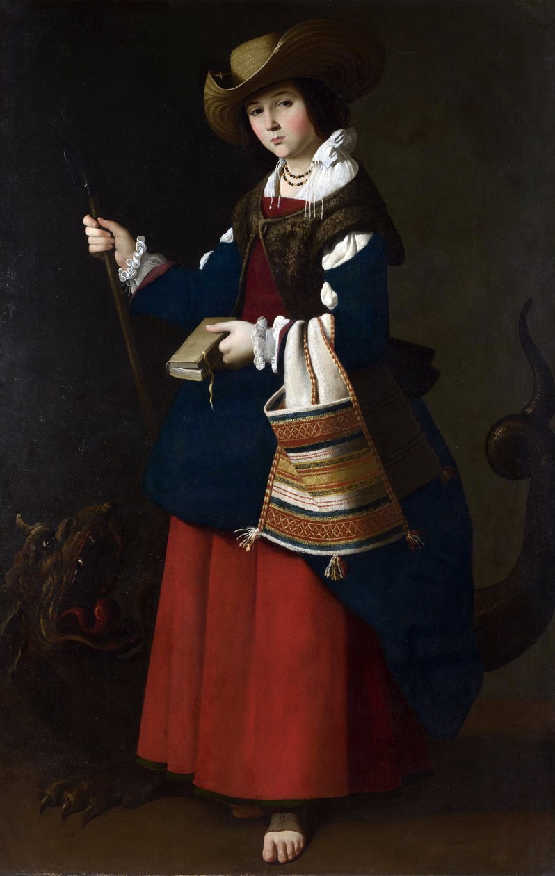 Antiochiai Szent Margit alkotó: Francisco de Zurbaran