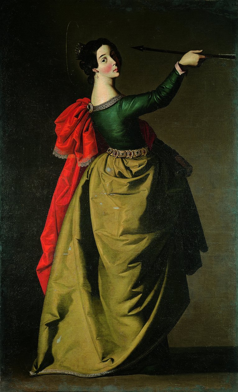 Szent Ursula alkotó: Francisco de Zurbaran