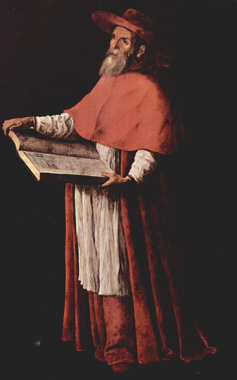Spanyol: San Jerónimo Szent Jeromos alkotó: Francisco de Zurbaran