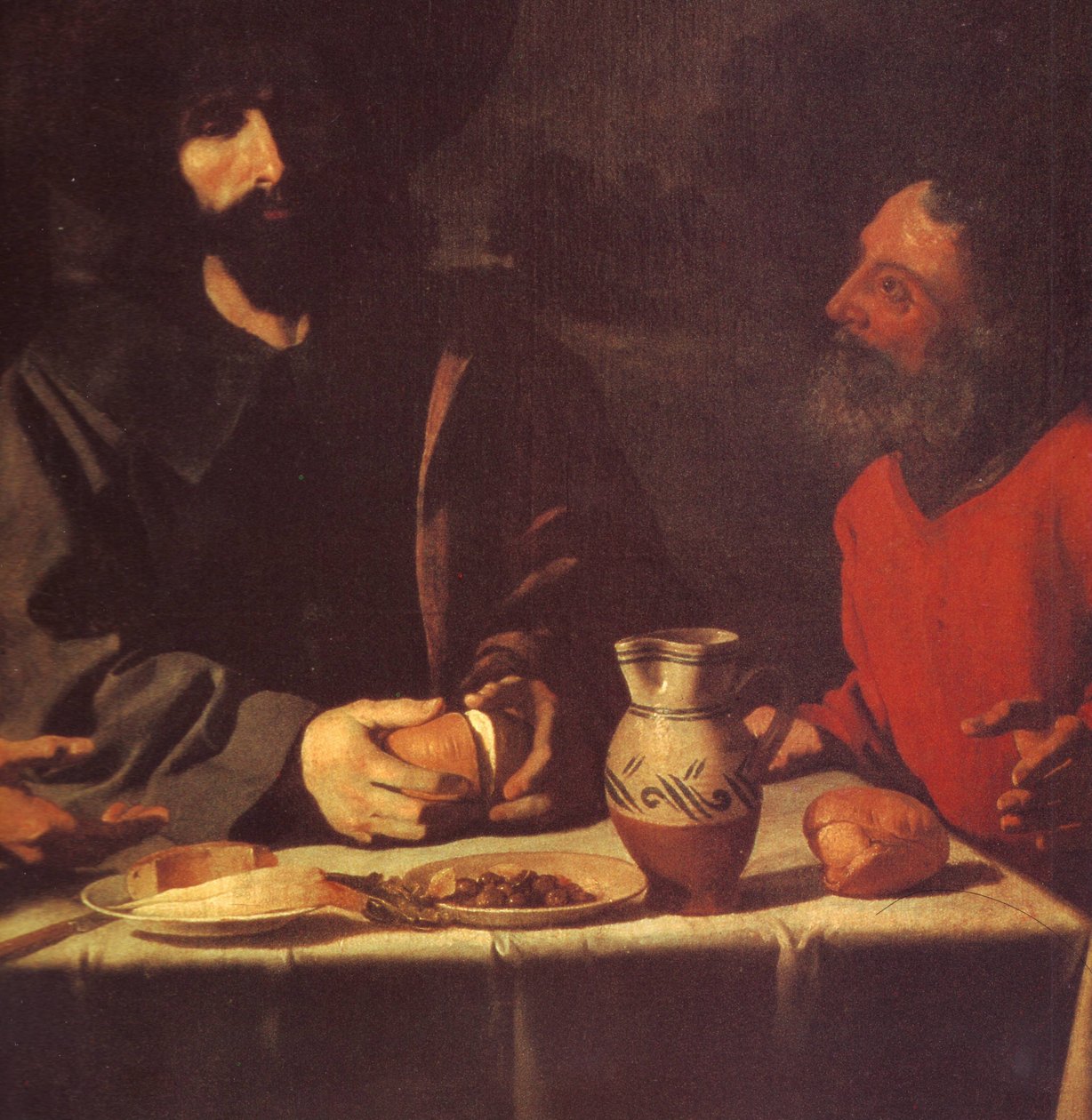 Az emmauszi vacsora alkotó: Francisco de Zurbaran