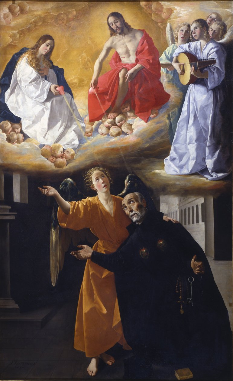 Boldog Alonso Rodriguez látomása alkotó: Francisco de Zurbaran