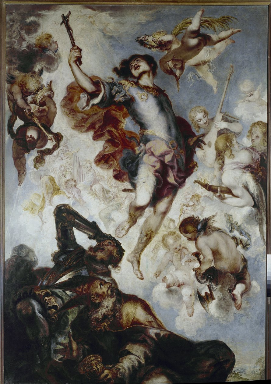 Hermenegilde diadala (vizigót herceg és mártír, kb. 560-585) – Olaj, vászon alkotó: Francisco the Younger Herrera
