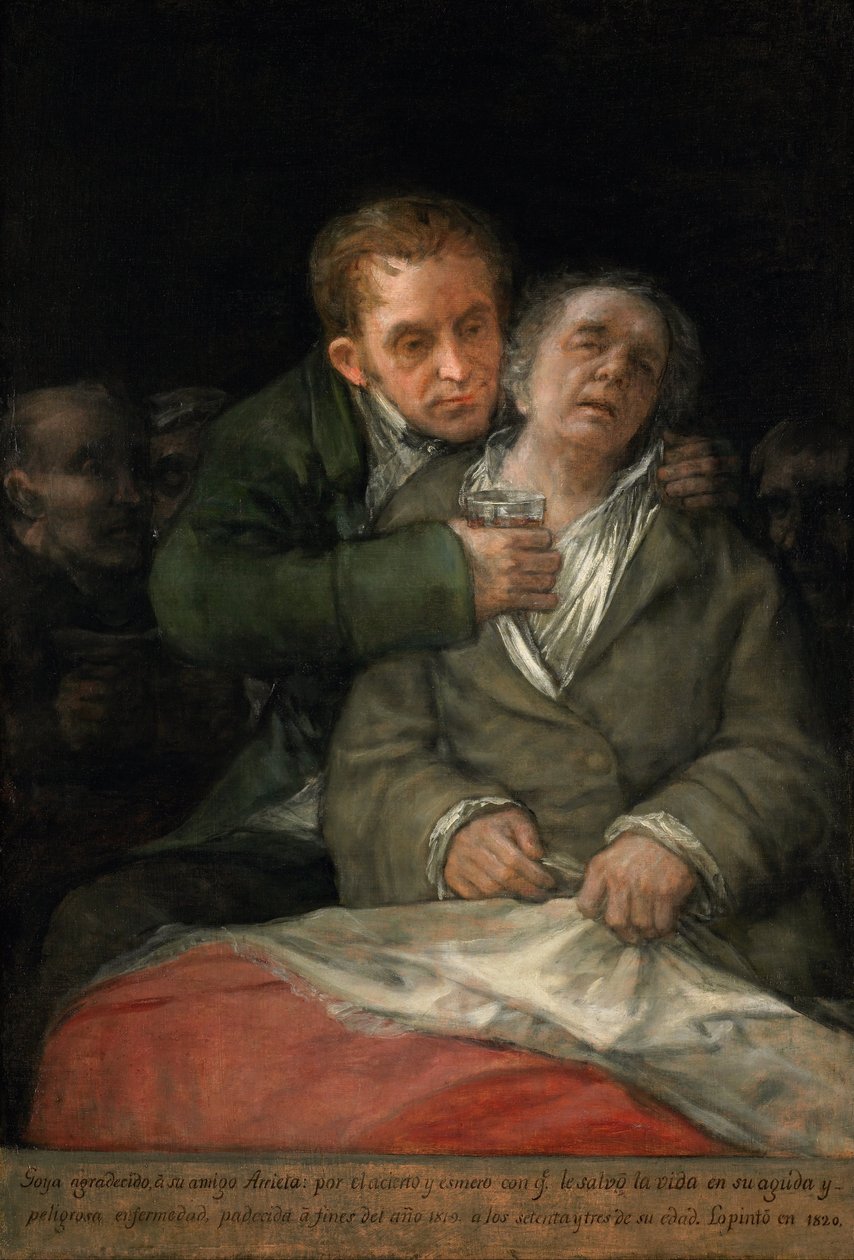 Önarckép Dr. Arrieta-val alkotó: Francisco de Goya