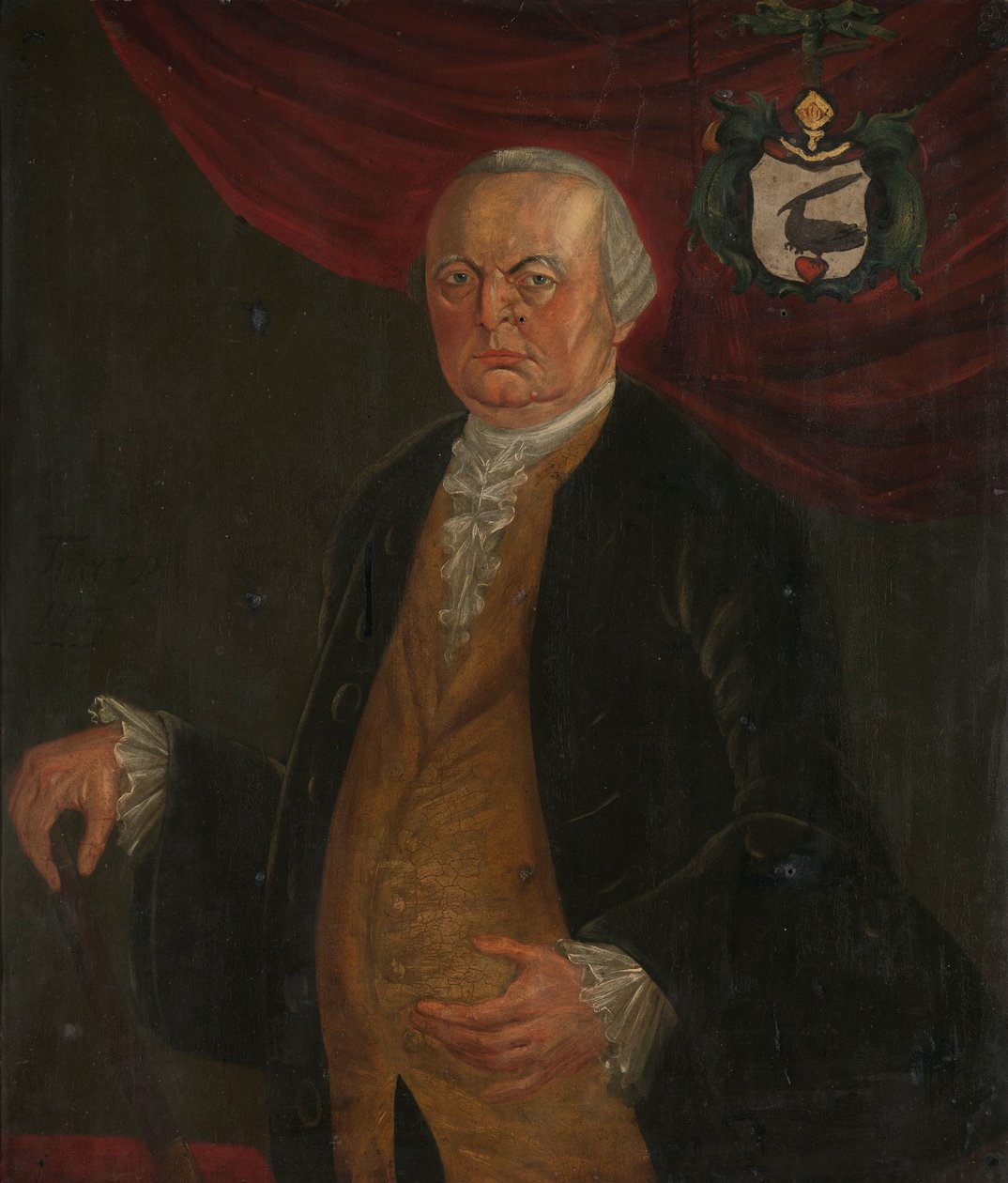 Reinier de Klerk, a Holland Kelet-Indiai Társaság főkormányzójának portréja alkotó: Franciscus Josephus Fricot (attributed to)