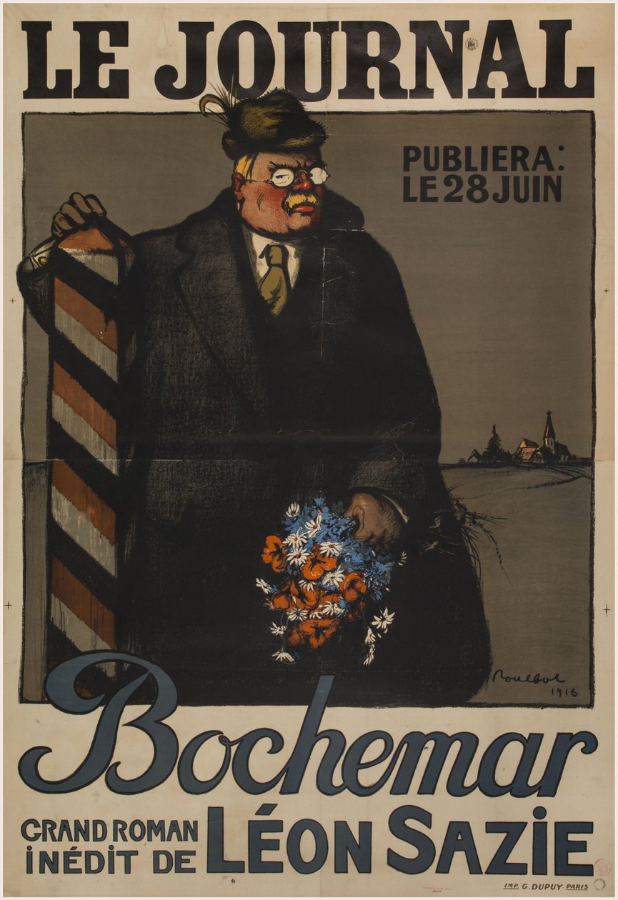 Bochemar - Poulbot plakátja alkotó: Francisque Poulbot
