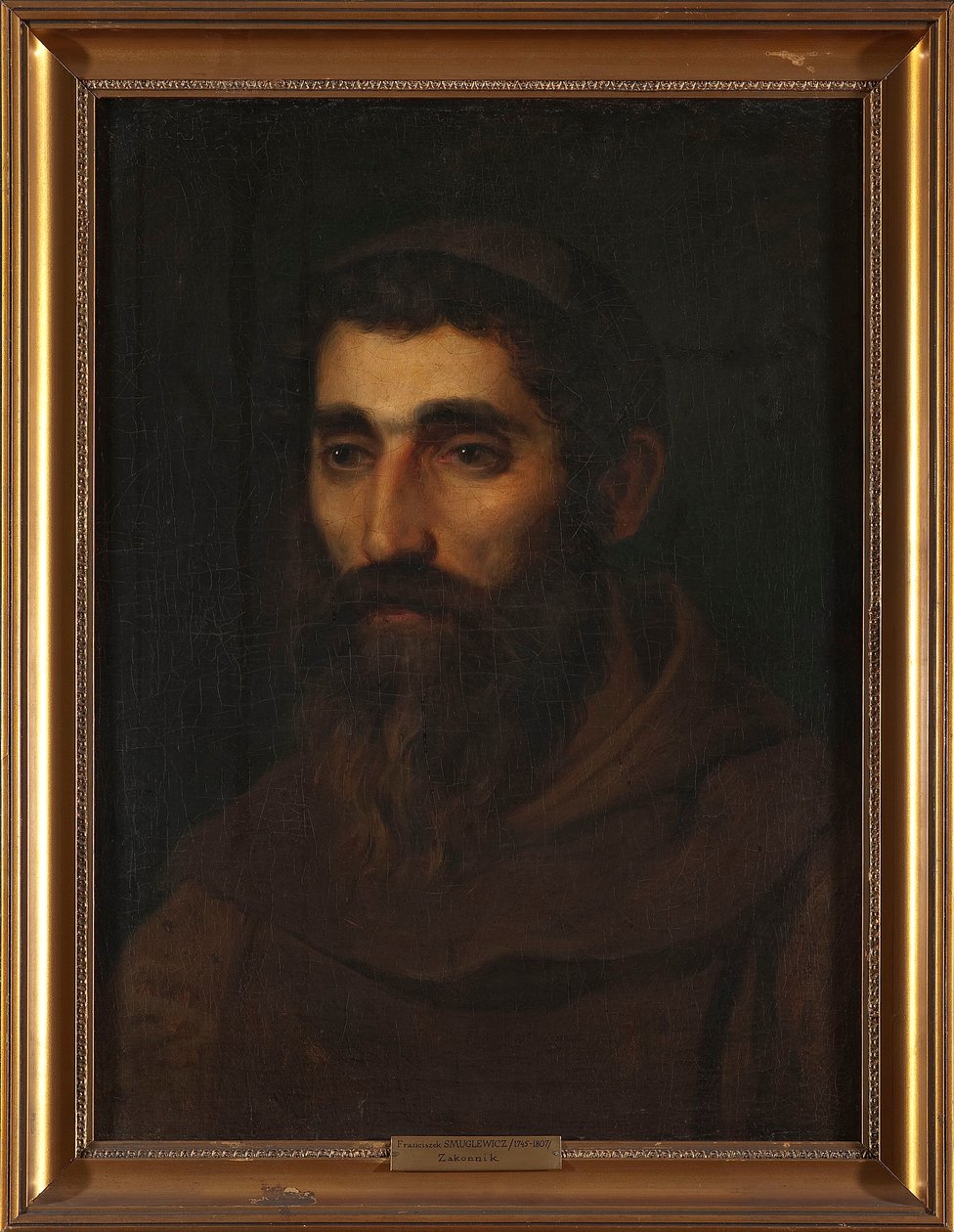 Egy szerzetes portréja alkotó: Franciszek Smuglewicz