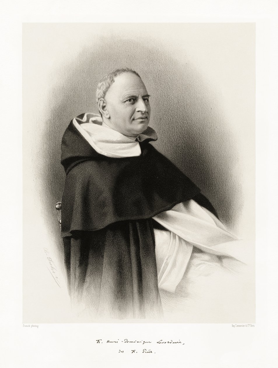 Jean Baptiste Henri Dominique Lacordaire, 1865-66 alkotó: Franck
