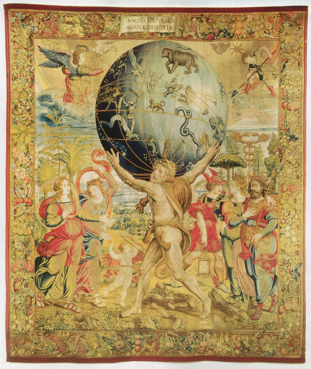Herkules Olimpiai Játékok kezdeményezése, 1450-75 körül (szőnyeg) alkotó: Franco Burgundian