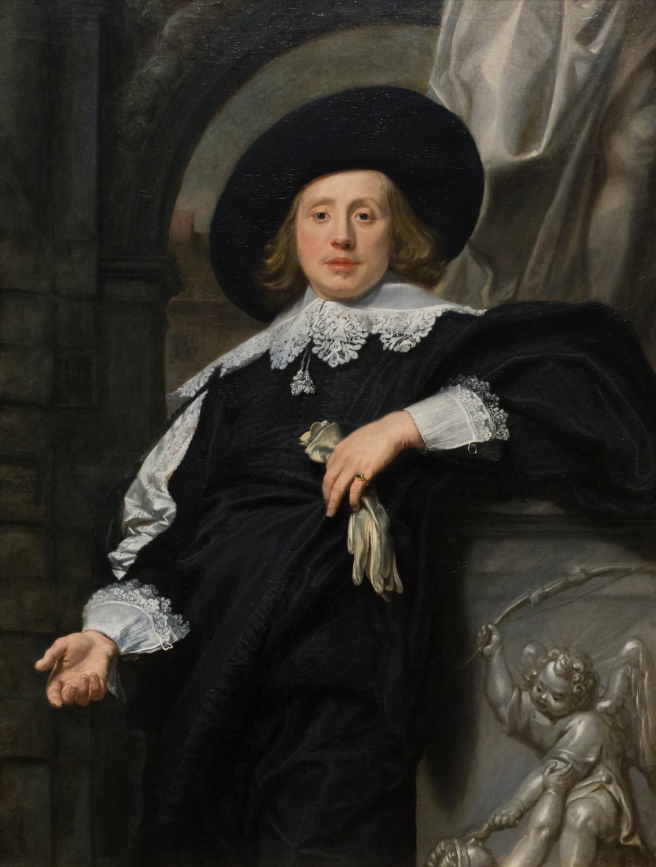 Egy férfi portréja alkotó: Franco Flemish School