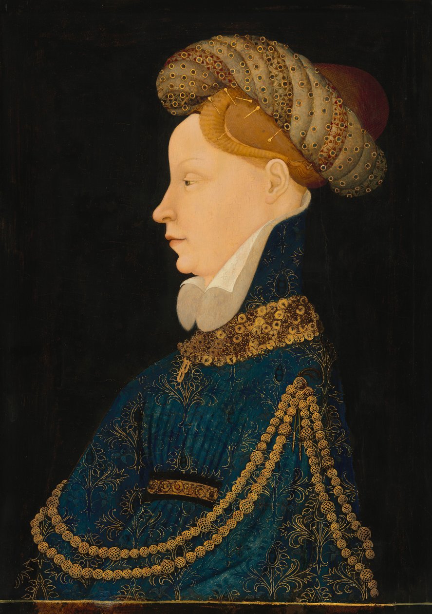 Profil egy hölgy portréja alkotó: Franco Flemish 15th Century