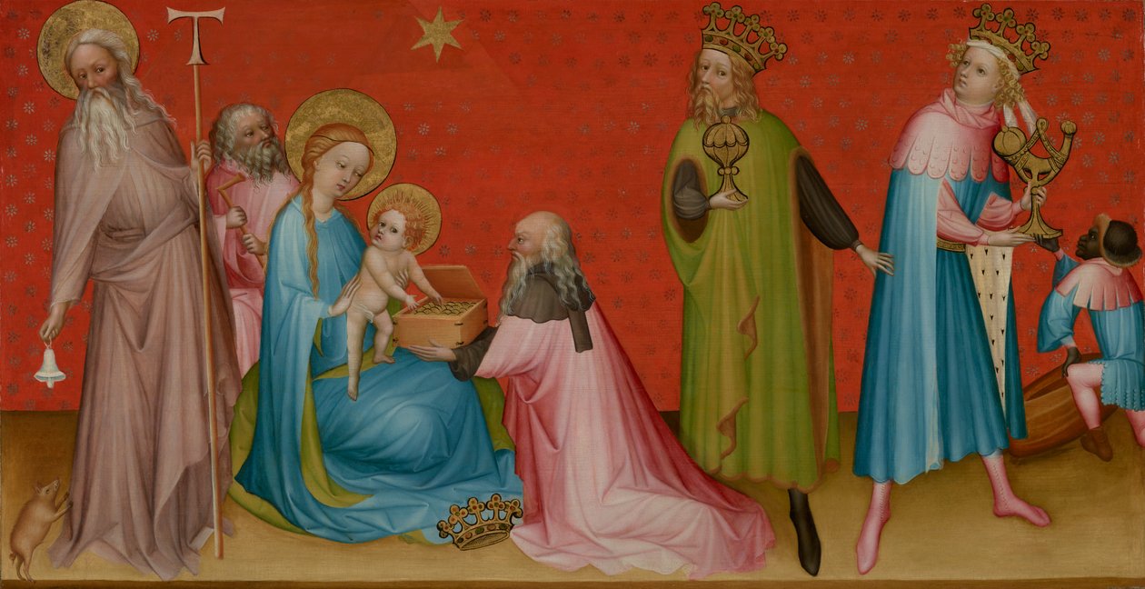 A bölcsek imádása Szent Antal apáttal alkotó: Franco Flemish Master