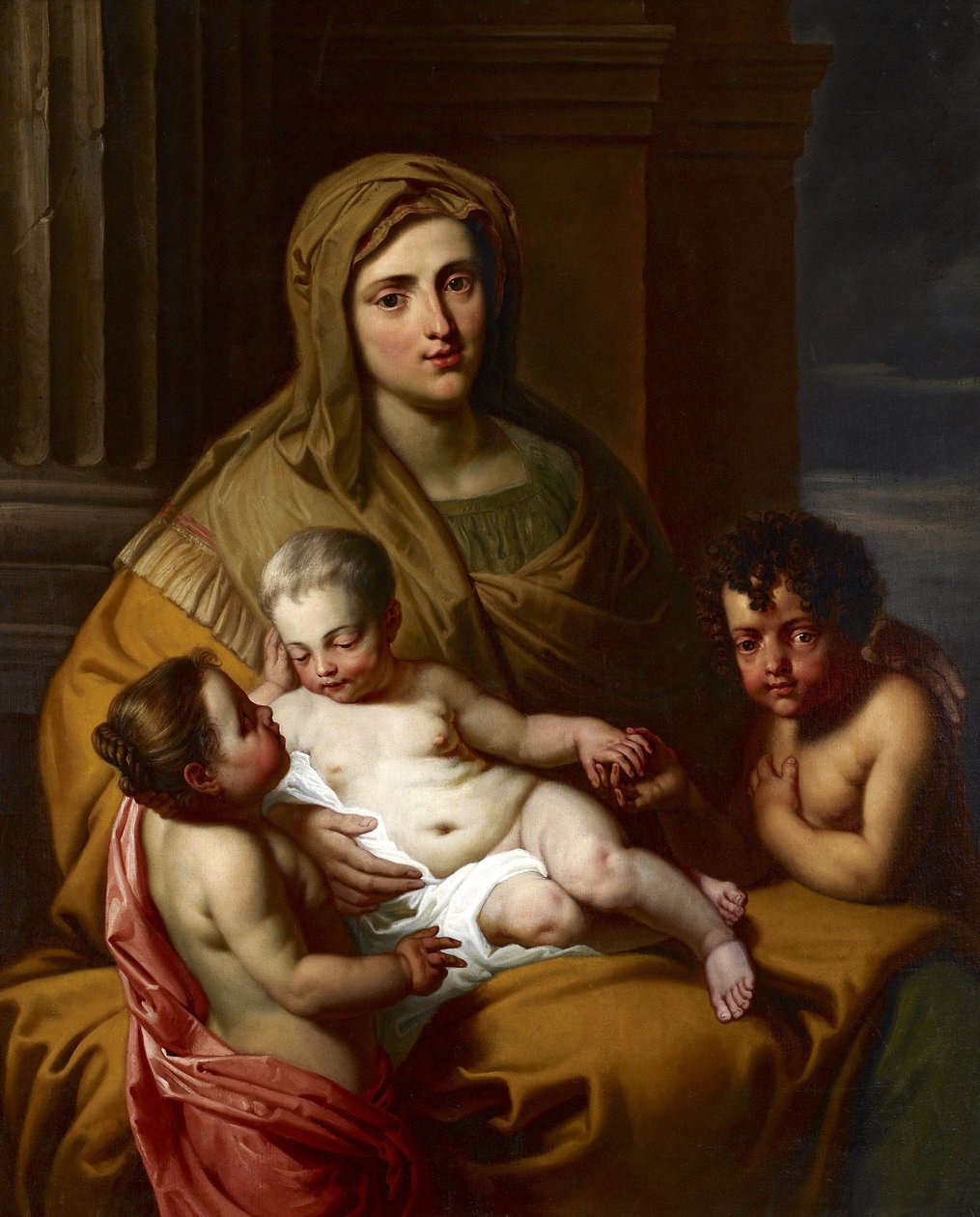 Jótékonysági, 17. század vége alkotó: Franco Flemish School