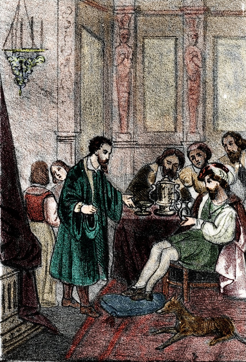 Benvenuto Cellini szobrász I. Francois francia király udvarában alkotó: Franco Mistrali