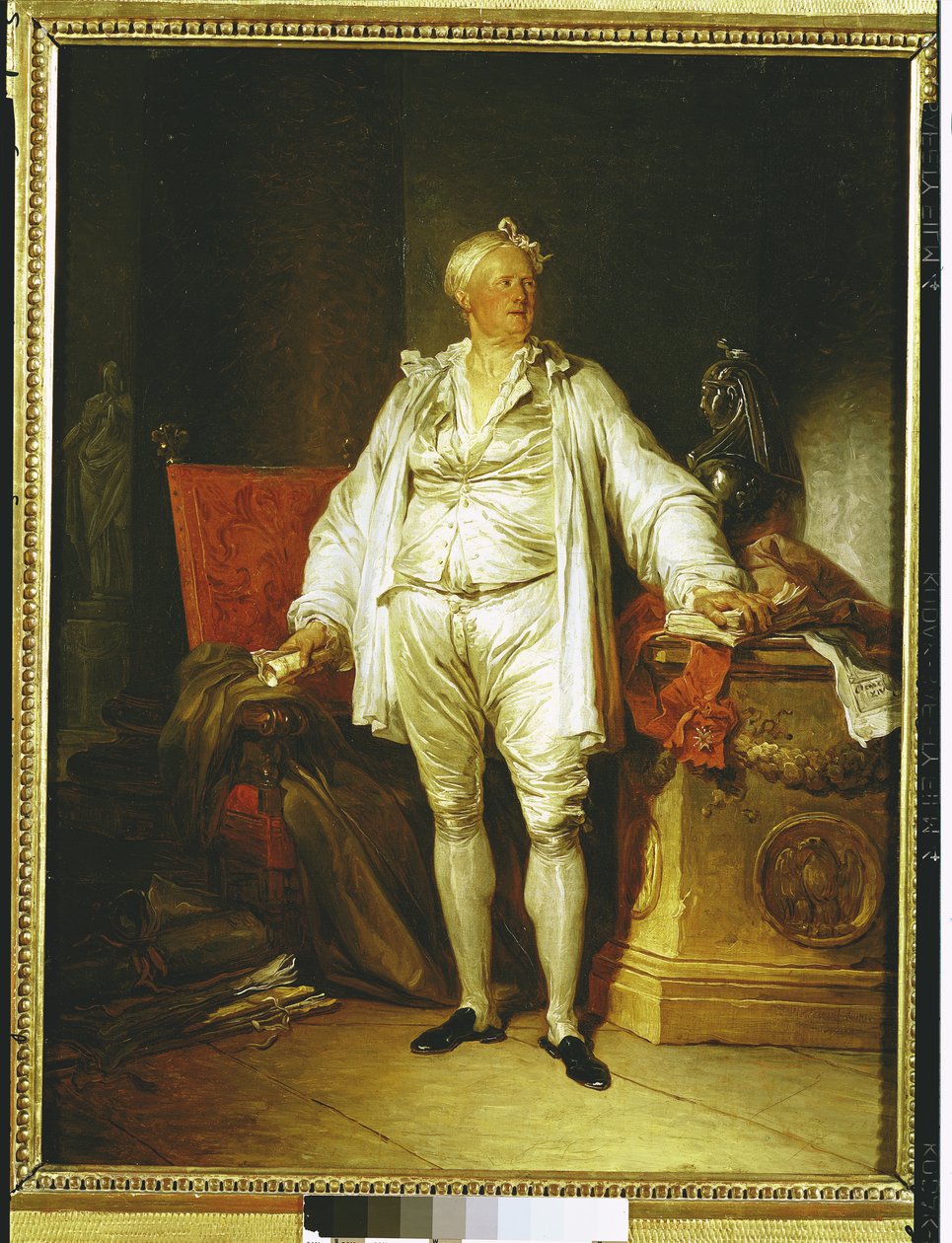 Monsieur Bergeret de Grancourt (1715-85) portréja, 1774 alkotó: François André Vincent