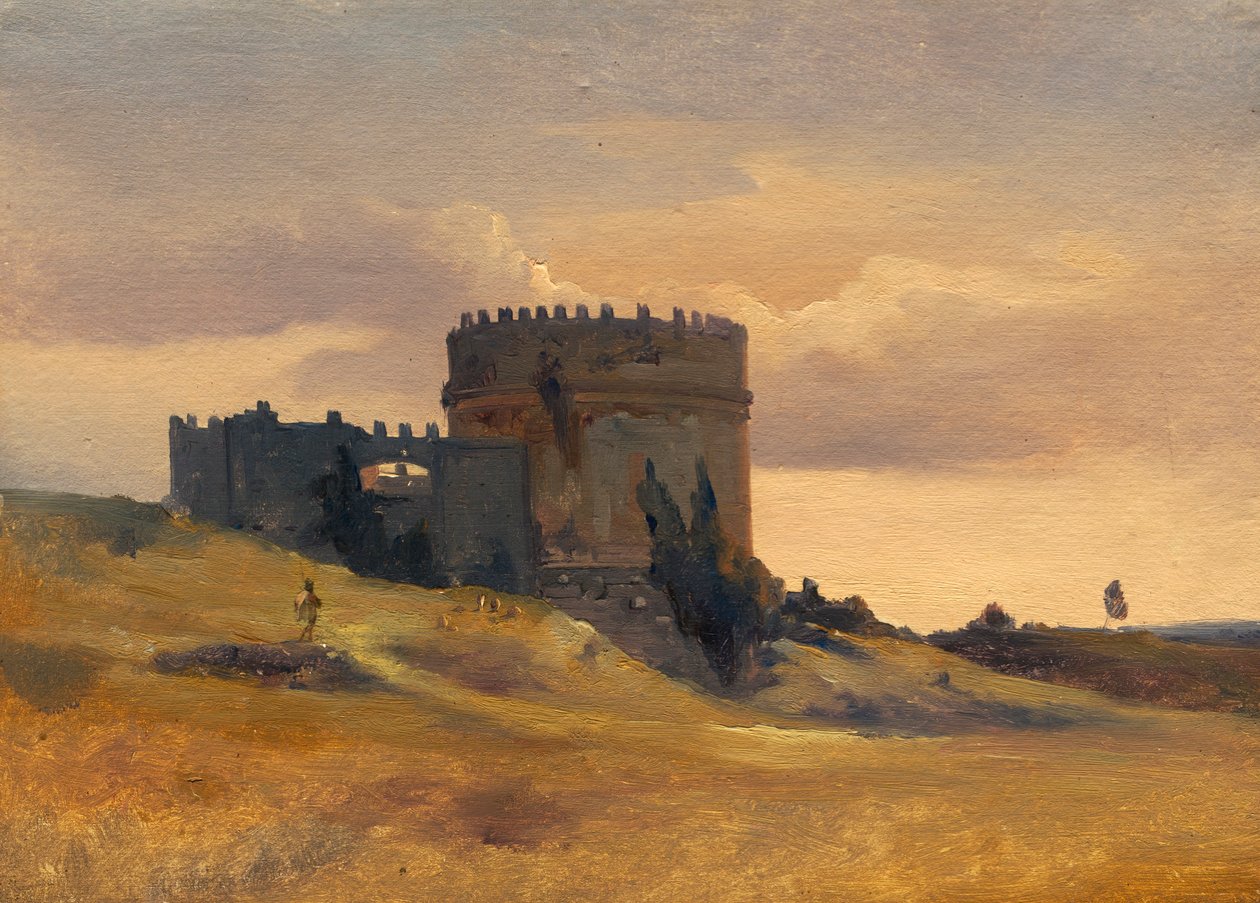Cecaelia Metella sírja, 1830 körül alkotó: Francois Antoine Leon Fleury