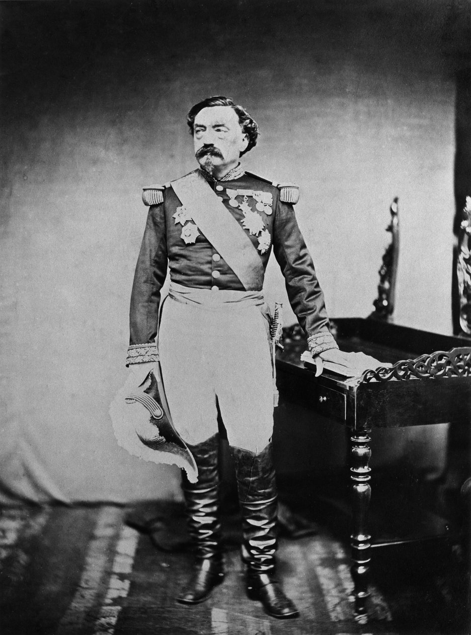 Elie Frederic Forey (1804-72) francia marsall portréja alkotó: Francois Aubert