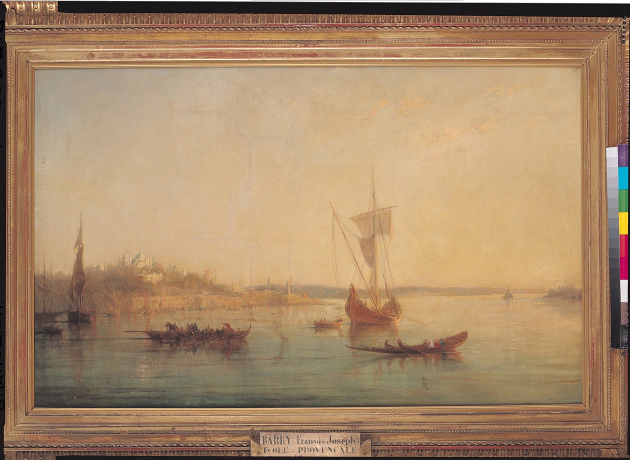 A Boszporusz torkolata Konstantinápolyban, 1869 alkotó: Francois Barry