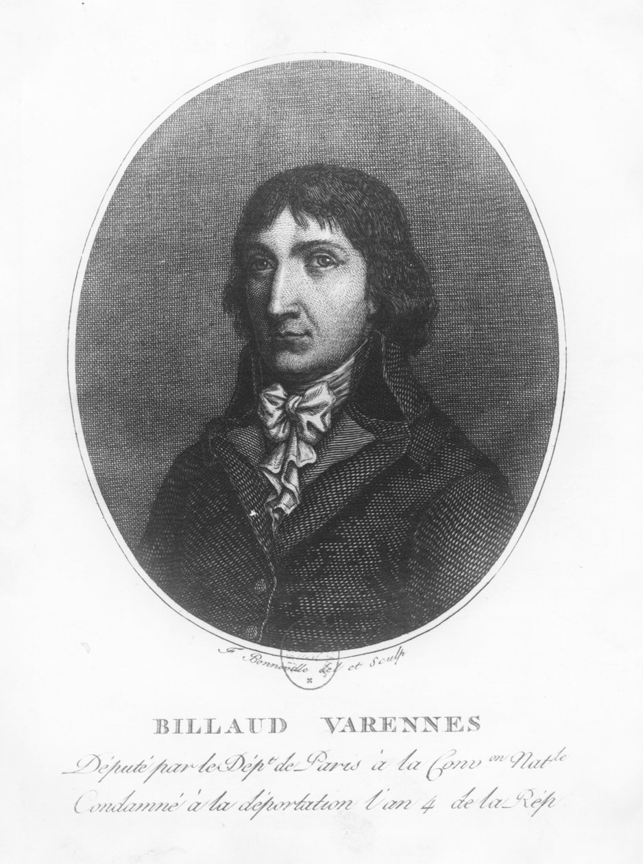 Jacques Nicolas Billaud-Varenne alkotó: Francois Bonneville