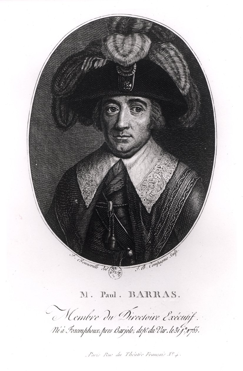 Paul Francois Jean Nicolas (1755-1829) Barras vikomtja alkotó: Francois Bonneville