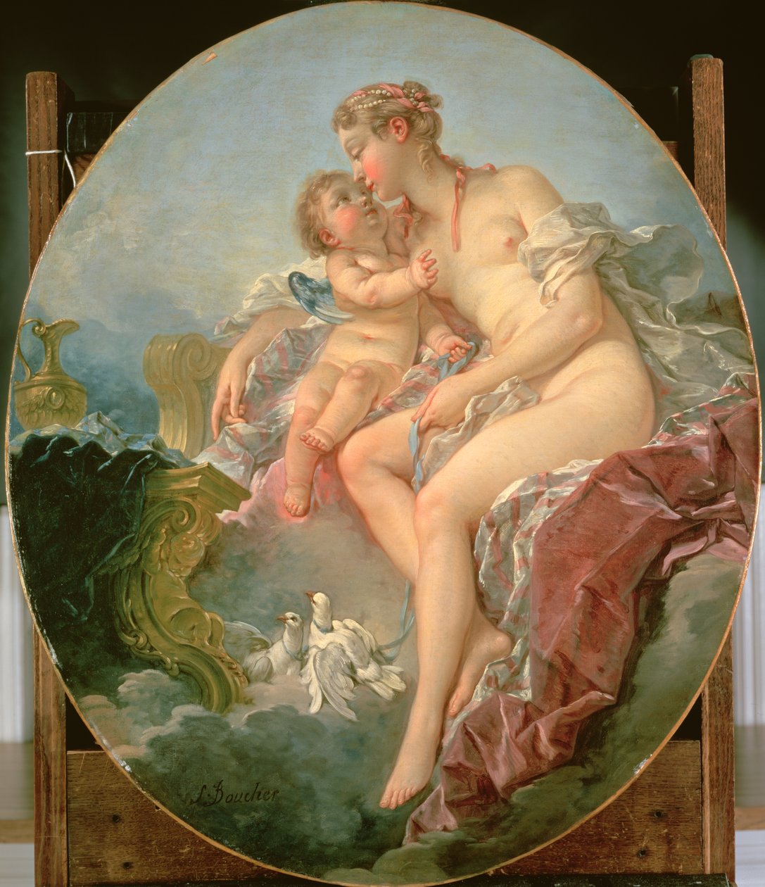 Ámor simogató Vénusz alkotó: François Boucher