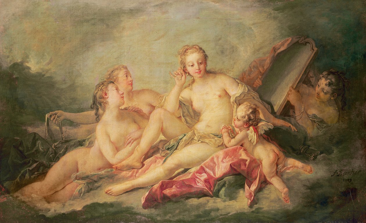 A Vénusz toalettje, 1749 alkotó: François Boucher