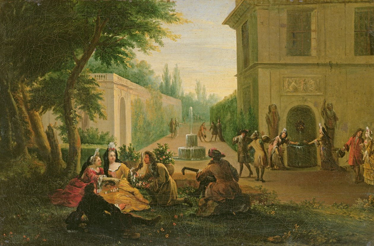 Ebéd egy parkban alkotó: François Boucher