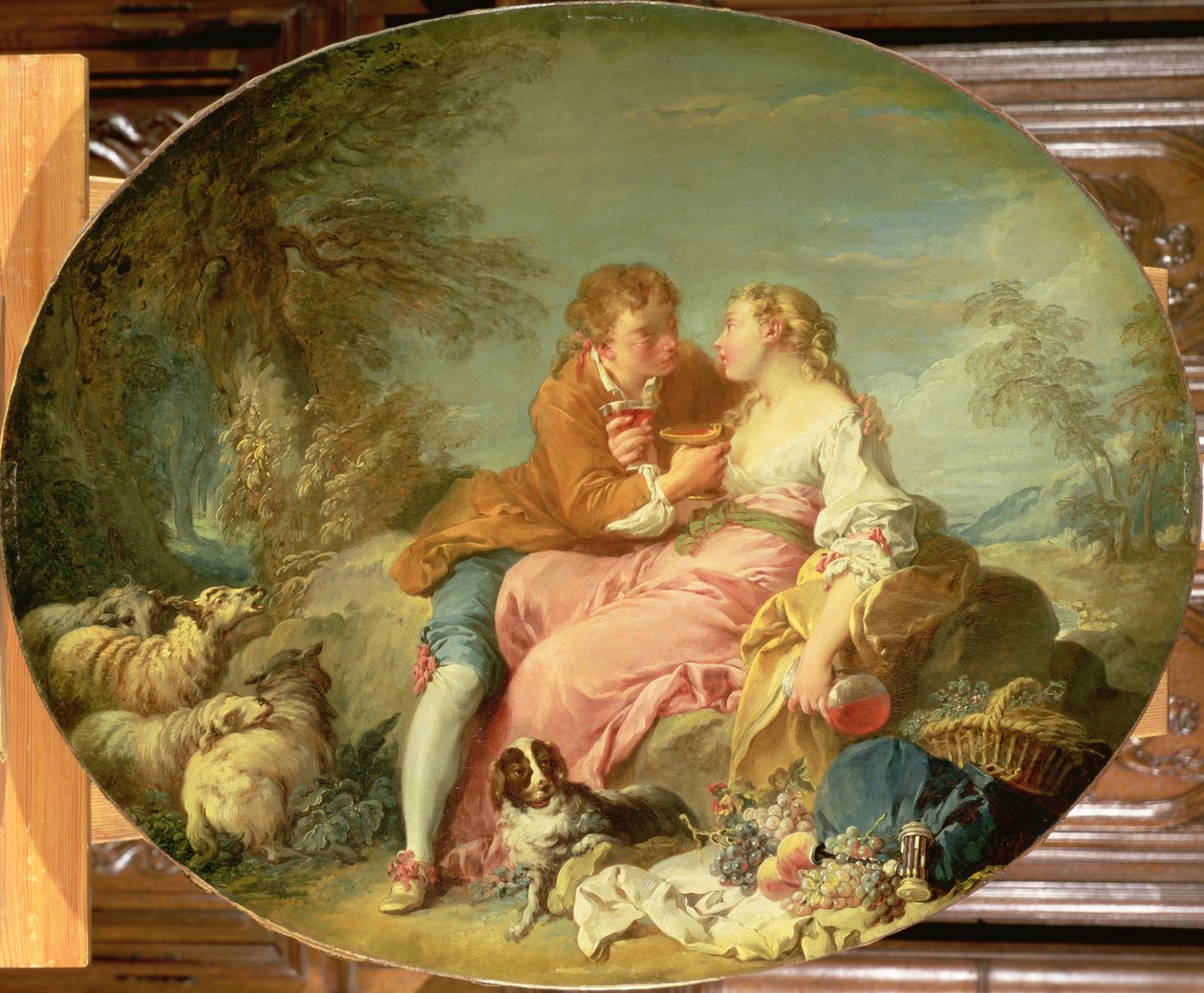 Lelkészi jelenet, 1740-es évek alkotó: François Boucher
