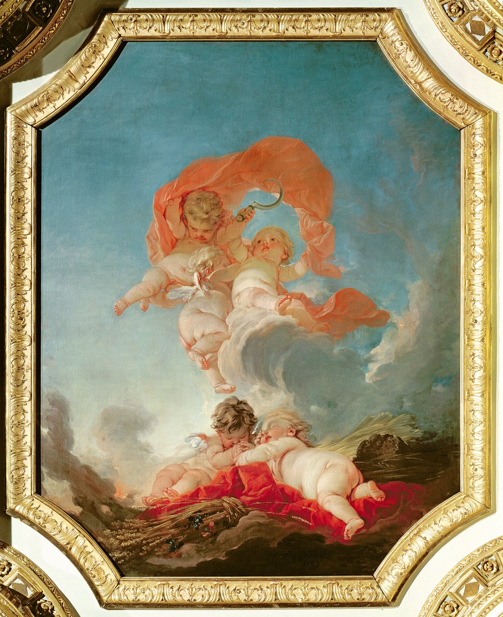 Nyár, a Salle du Conseil négy évszak sorozatából alkotó: François Boucher