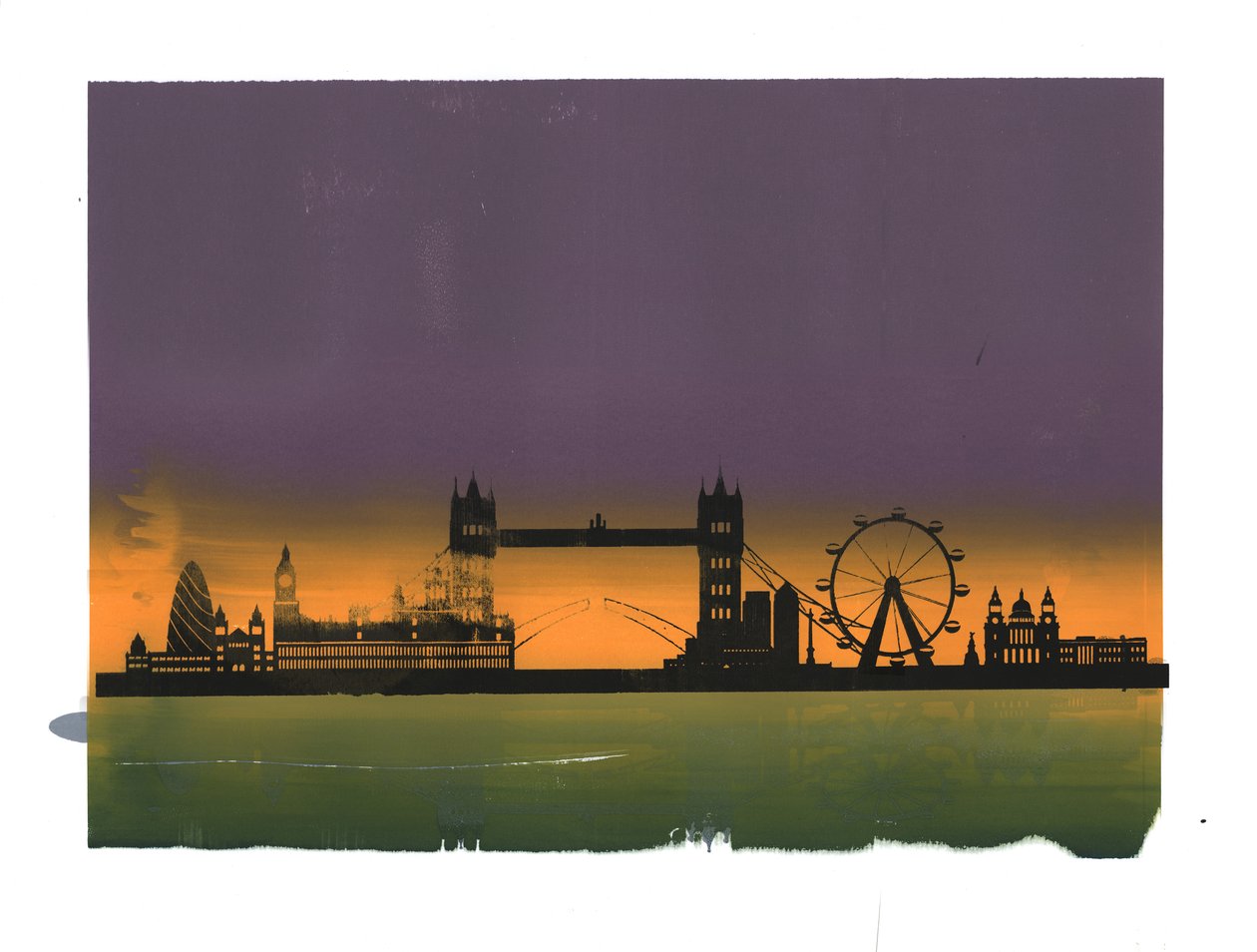 Naplemente Londonban alkotó: Francois Domain