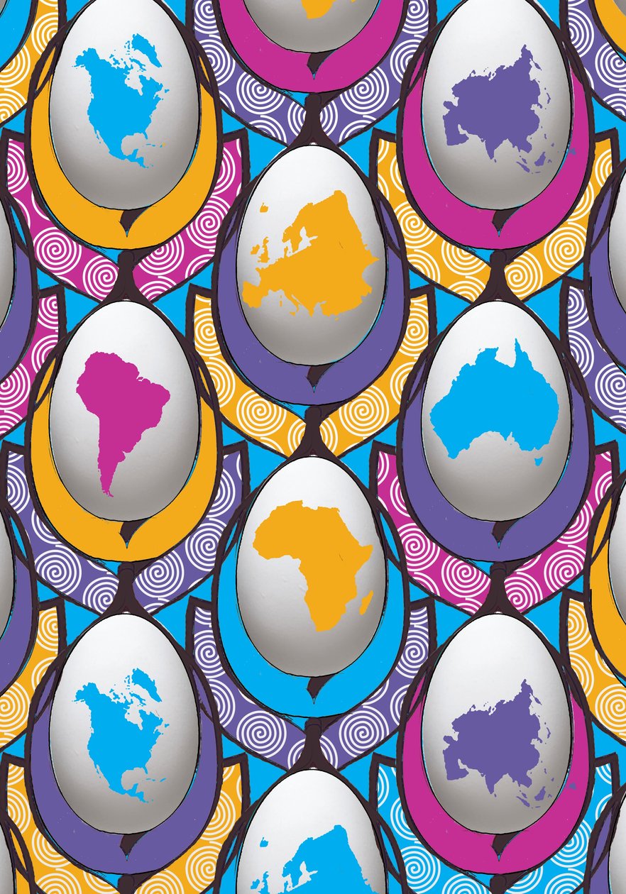 WorldWideEgg, 2015, (digitális) alkotó: Francois Domain