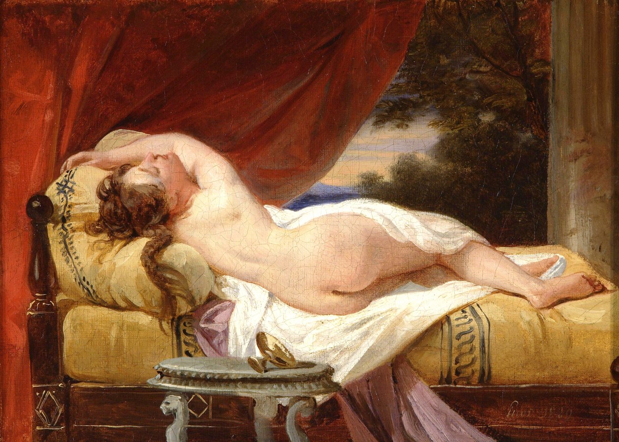 Odalisque, 1829 alkotó: Francois Edouard Picot