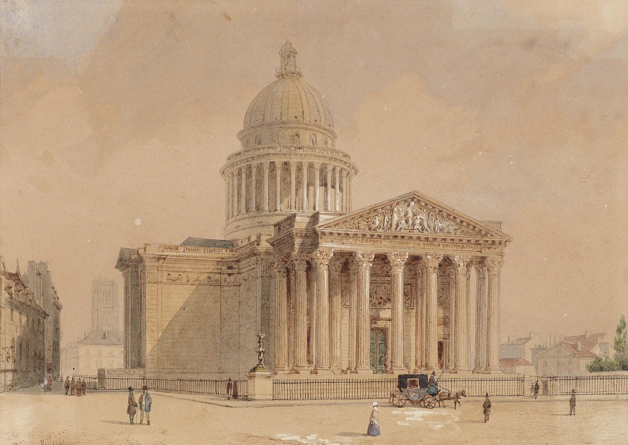 Pantheon Párizsban alkotó: Francois Etienne Villeret