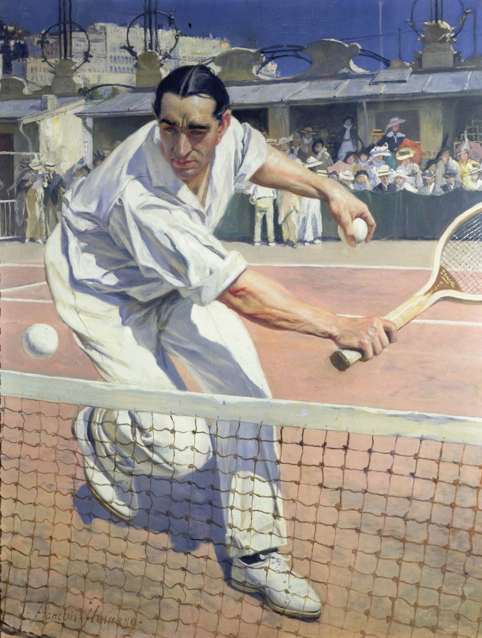 Max Decugis portréja alkotó: Francois Flameng