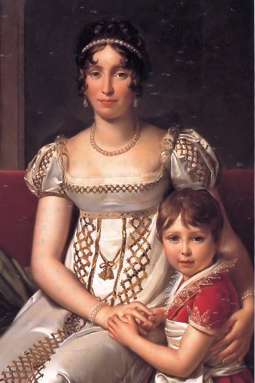 Hortense de Beauharnais fiával, Napóleon Károly Bonapartéval alkotó: Baron François Pascal Simon Gérard