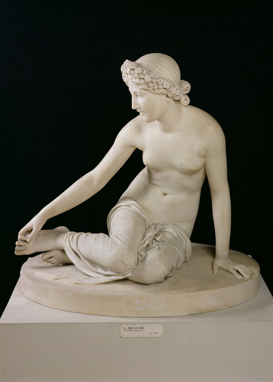 A Salmacis nimfa, 1826 (márvány) alkotó: Francois Joseph Bosio
