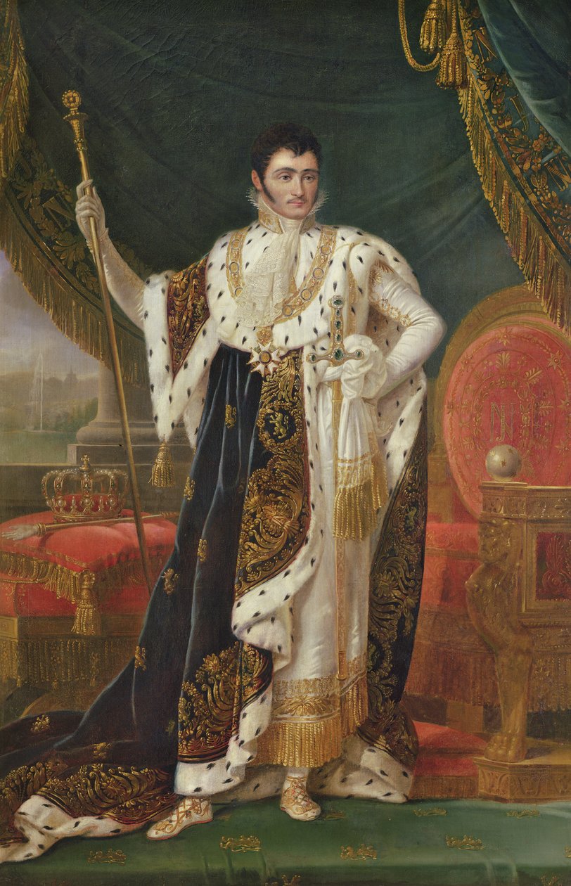 Jerome Bonaparte (1784-1860) vesztfáliai király portréja alkotó: Francois Josephe Kinson