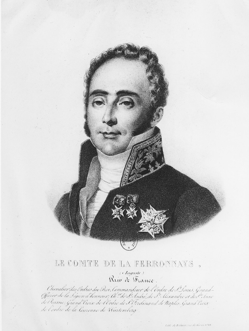 Auguste de la Ferronays gróf (1777-1842) alkotó: Francois Le Villain