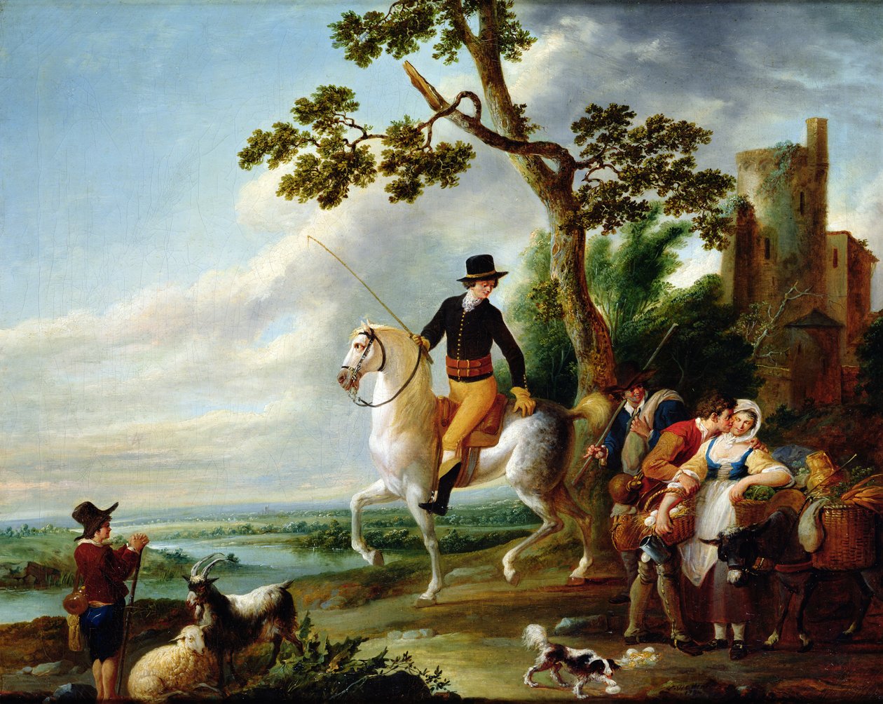 Romantikus találkozó alkotó: Francois Louis Joseph Watteau